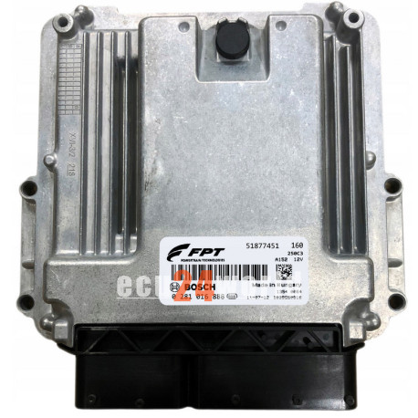 0281016888 51877451 FIAT DUCATO 3,0 160KM ECU BRAND NEW